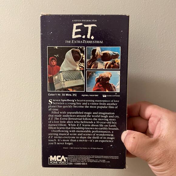 E.T. The Extra-Terrestrial VHS tape movie film classic kids - Picture 1 of 6